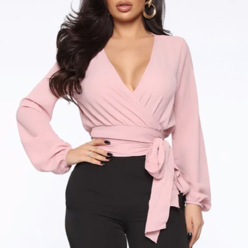 Wrap Around Blouse | Fashion Nova